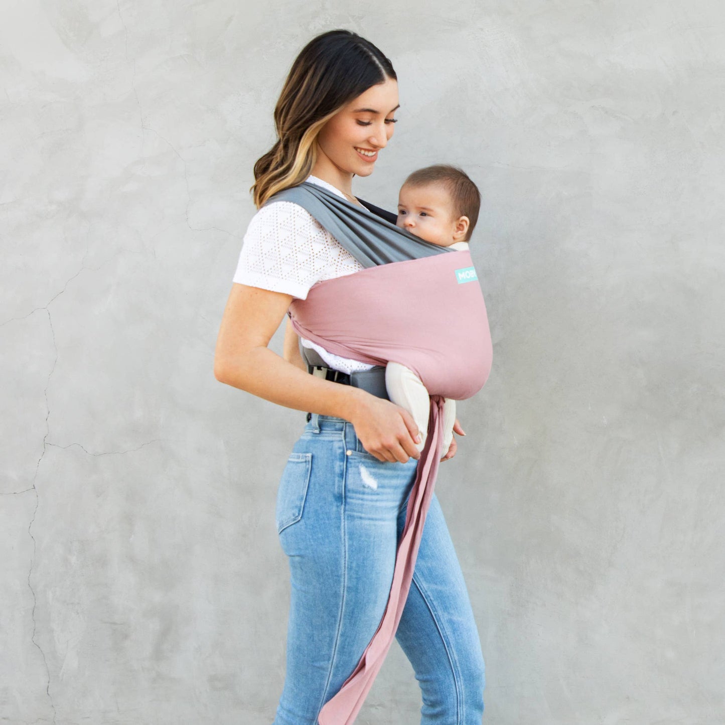 Moby Easy Wrap Dusty Rose