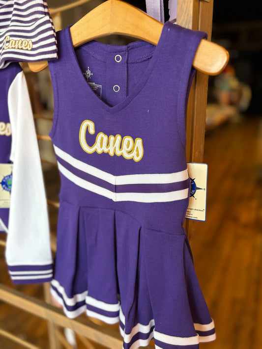 Canes Cheerleader Bodysuit Dress