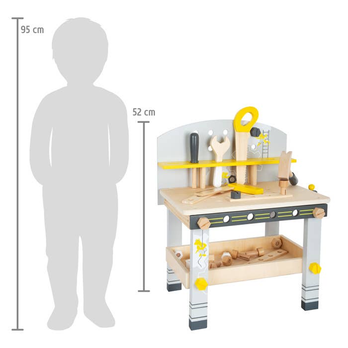 Wooden Toys Compact Workbench "Miniwob" Playset