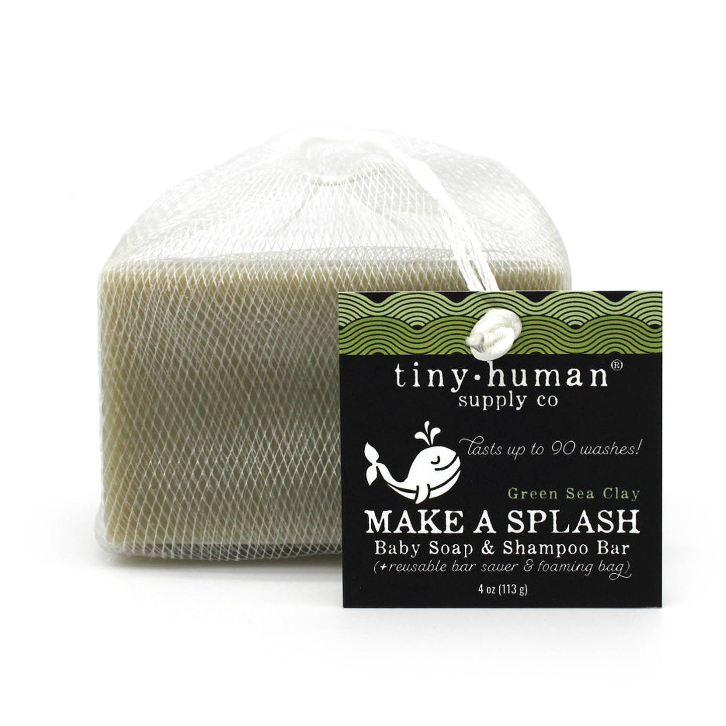 MAKE A SPLASH™ Baby Soap & Shampoo Bar: Fragrance Free