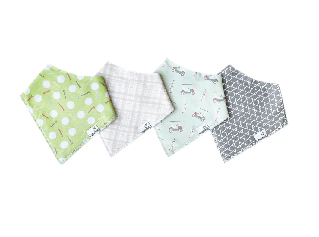 Bogey Baby Bandana Bib Set (4-pack)