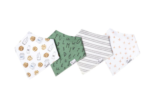 Chip Baby Bandana Bib Set (4-pack)