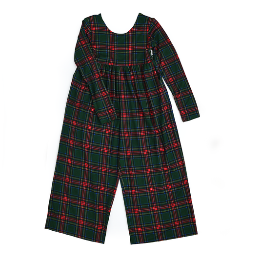 Kane Tartan Romper Christmas Kids Clothing Bamboo: