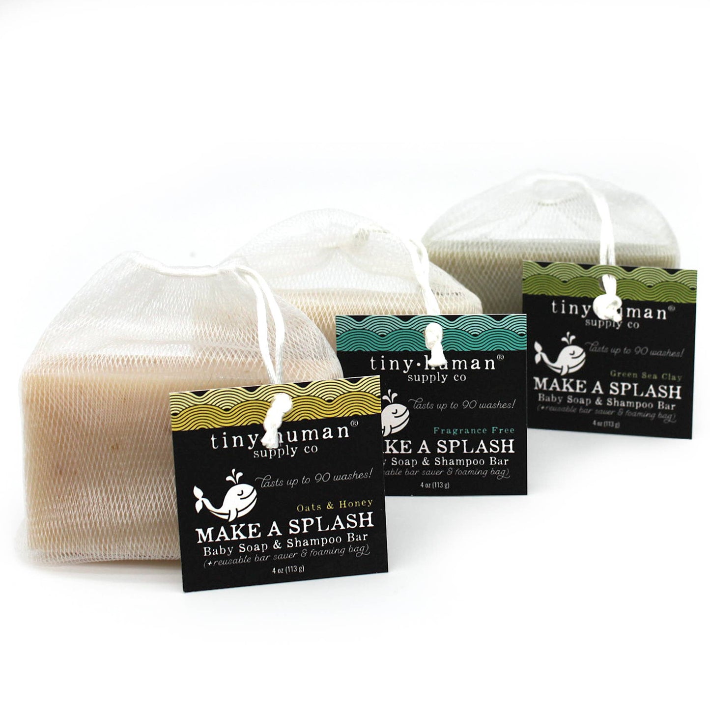 MAKE A SPLASH™ Baby Soap & Shampoo Bar: Fragrance Free