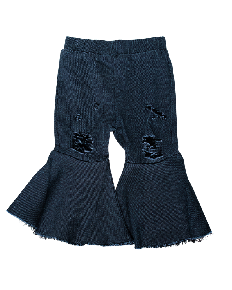 Barbie Bell Bottoms- Dark Denim