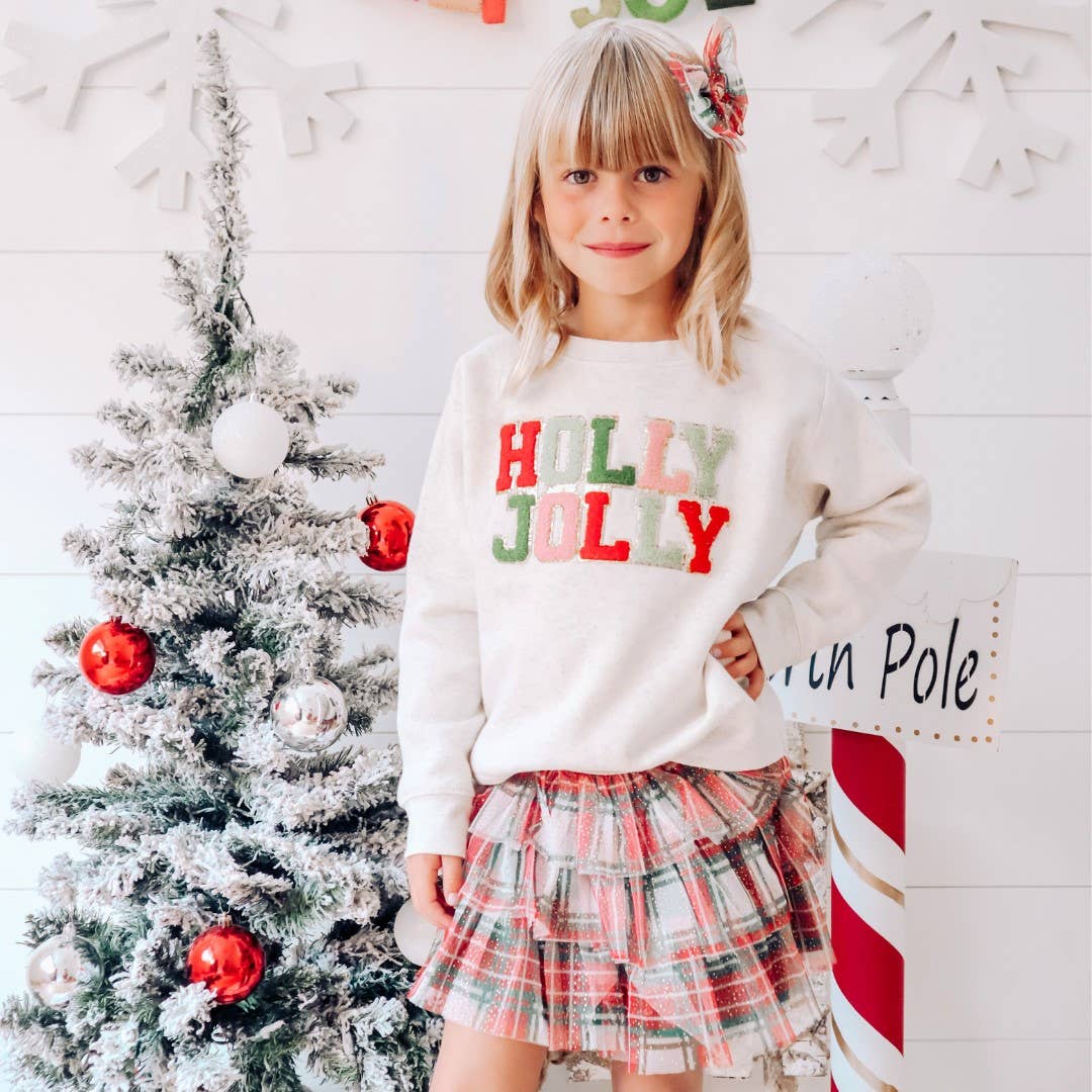 Christmas Plaid Tiered Tutu