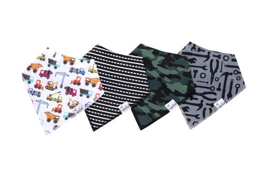 Diesel Baby Bandana Bib Set (4-pack)