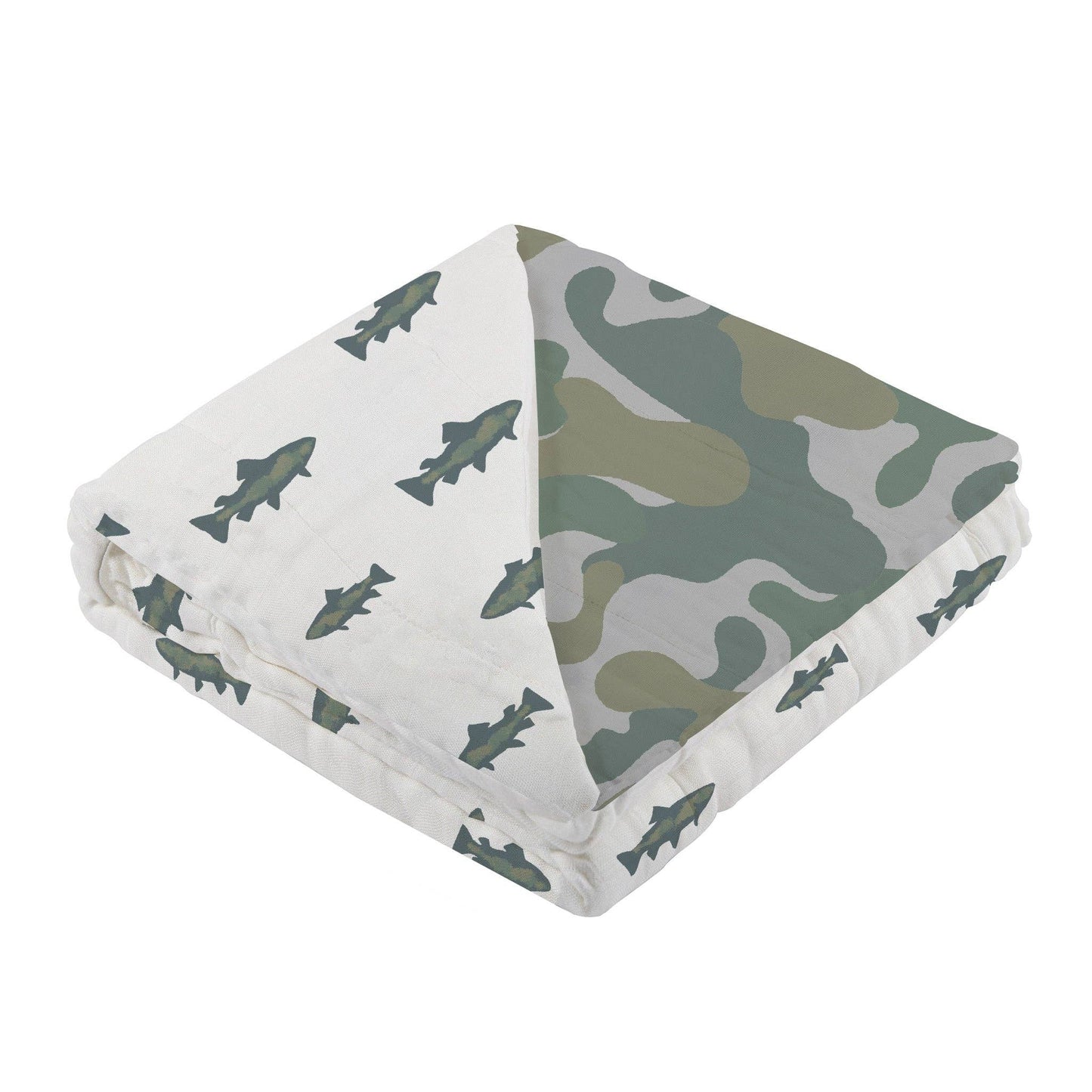 Gone Fishing and Hunter's Camo Newcastle Blanket