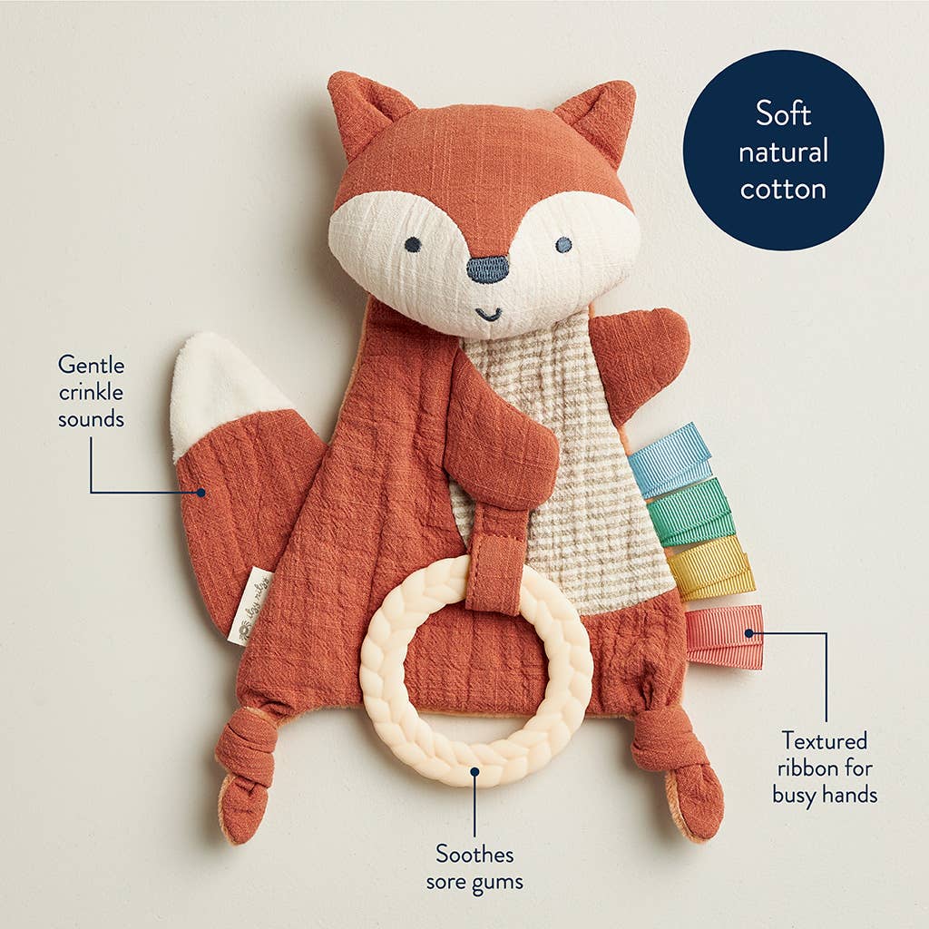 Fox Sensory Toy with Teether