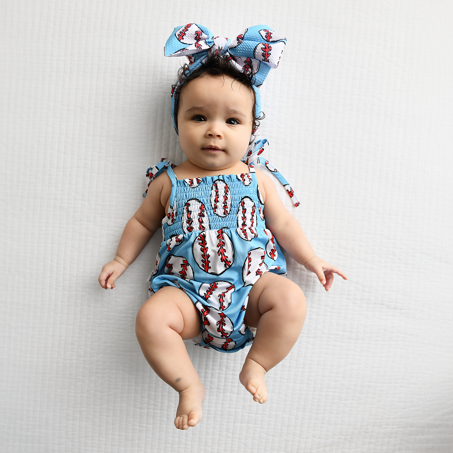 Bambino Smocked Bubble Romper