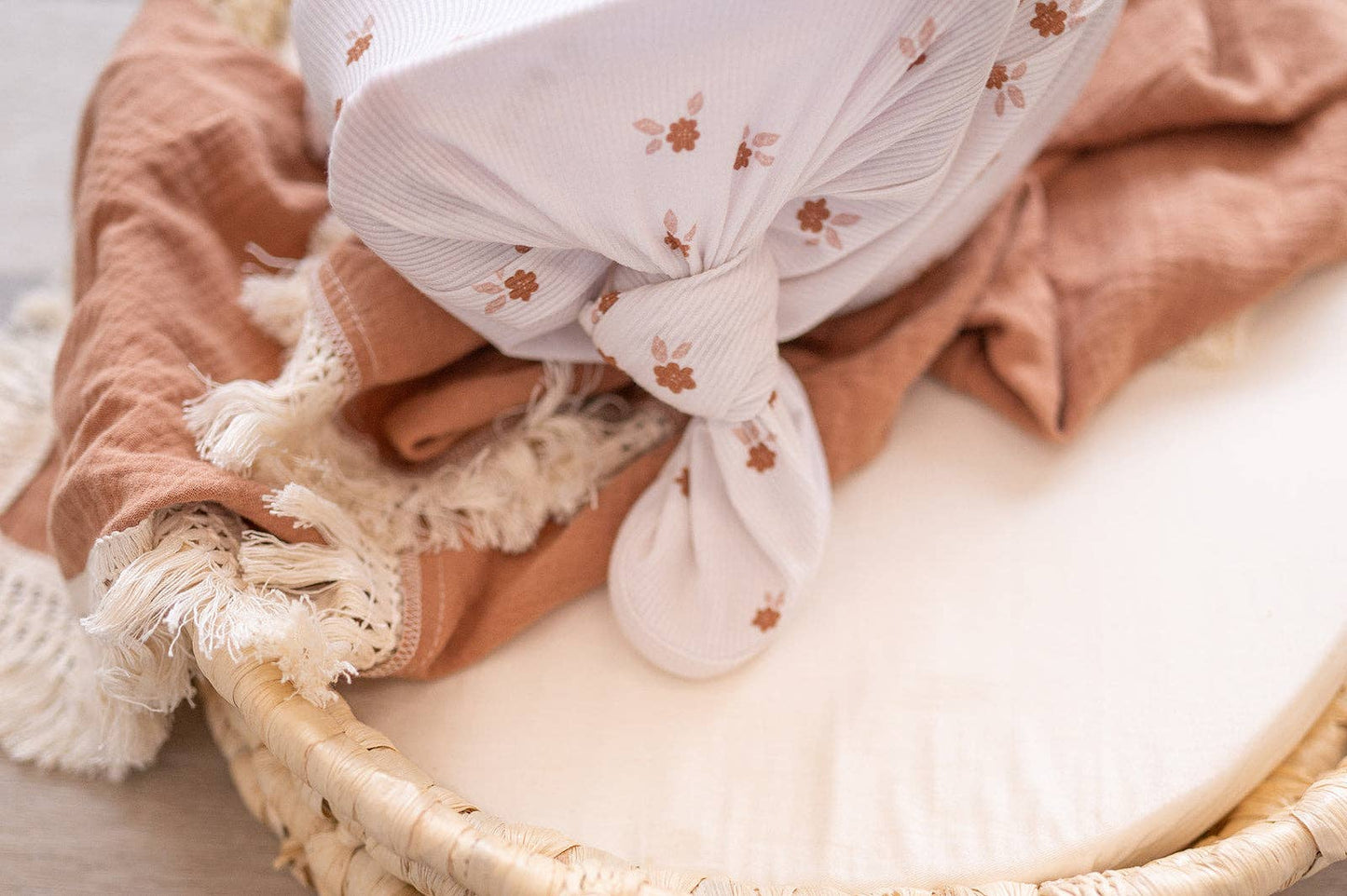 Fleur Knotted Baby Gown