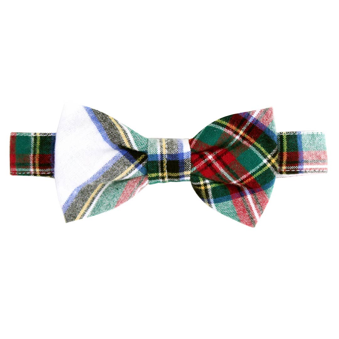 Good Tidings Plaid Bow Tie