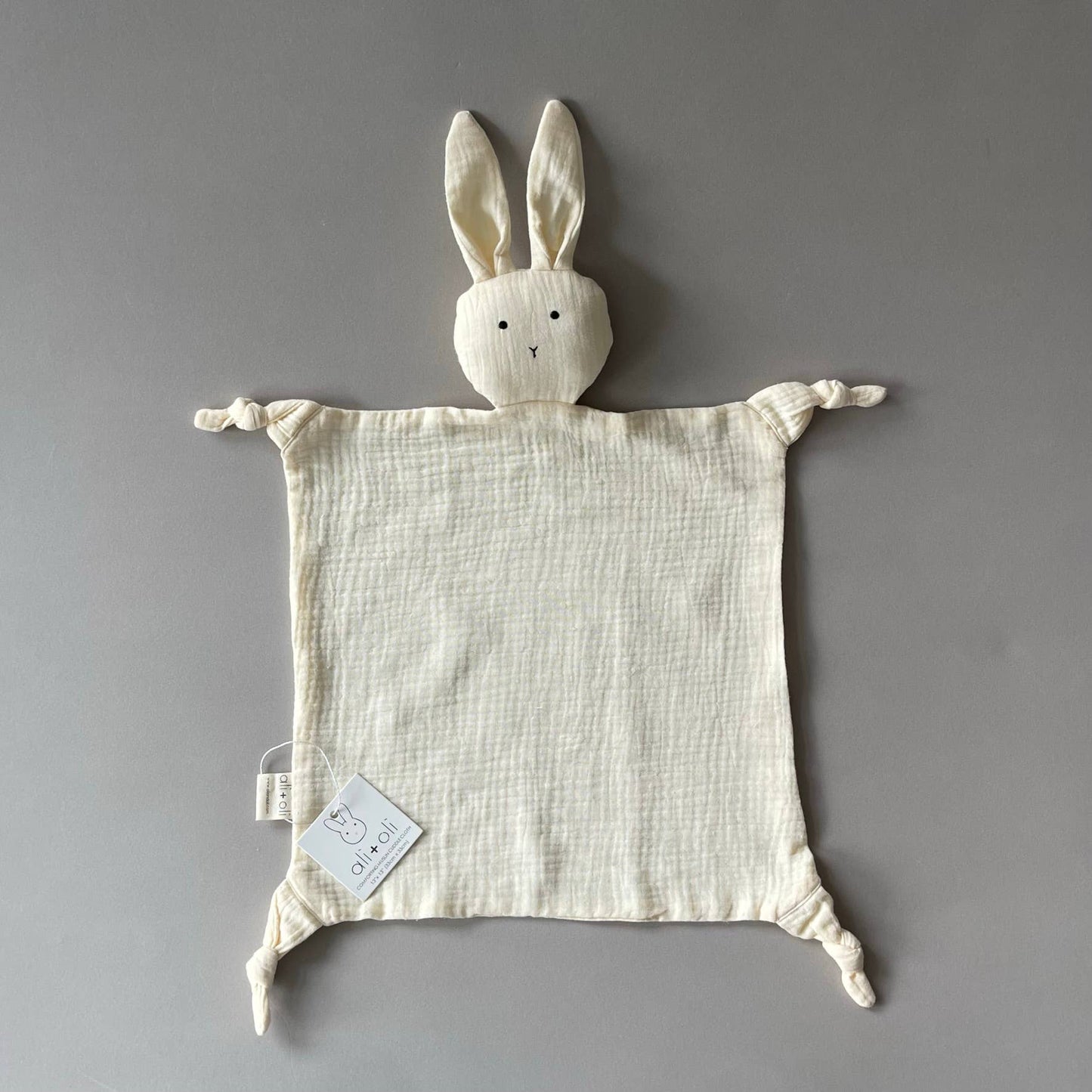 Cuddle Security Bunny Blanket Soft Muslin Cotton