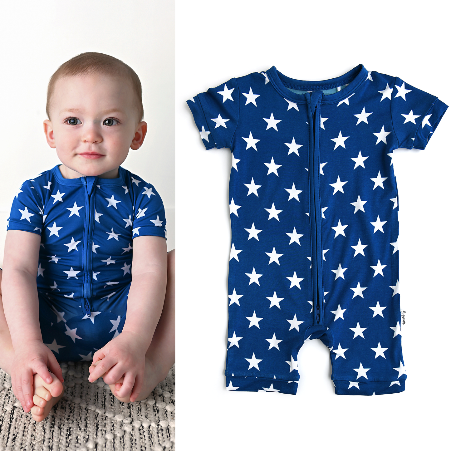 Bamboo Baby Pajama USA 4th of July