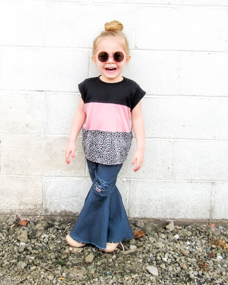 Barbie Bell Bottoms- Dark Denim