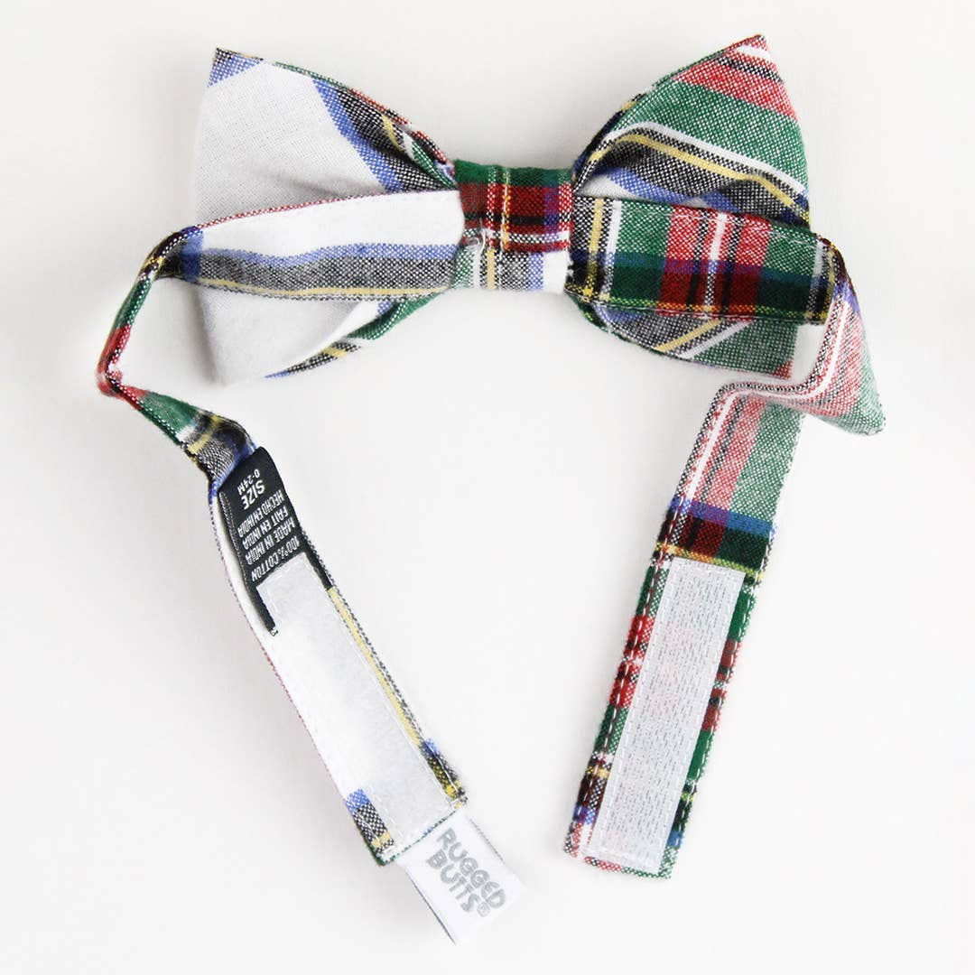 Good Tidings Plaid Bow Tie