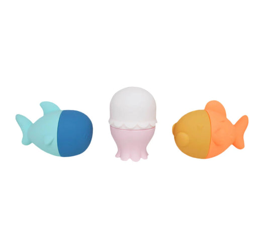 3 Piece Bath Toy Set