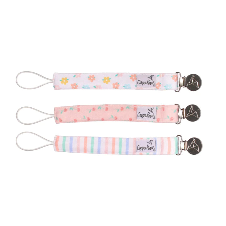 Cheery Binky Clip Set