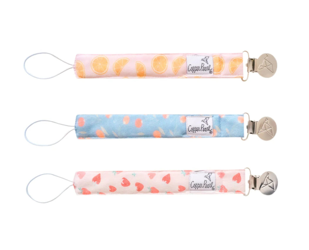 Clementine Binky Clip Set (3-pack)