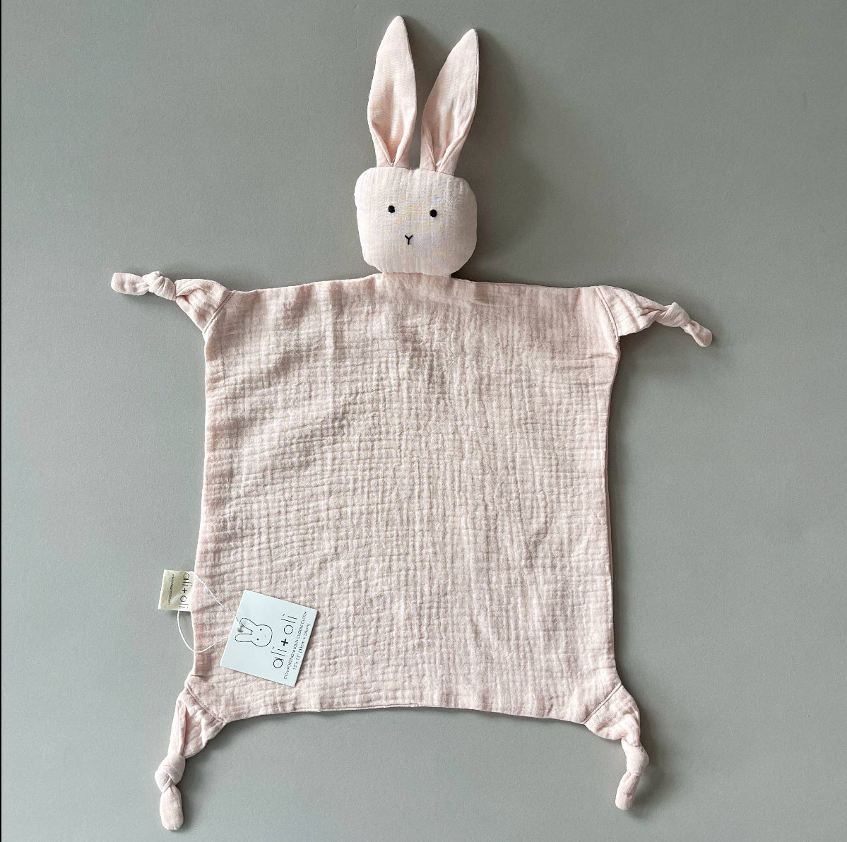 Cuddle Security Bunny Blanket Soft Muslin Cotton