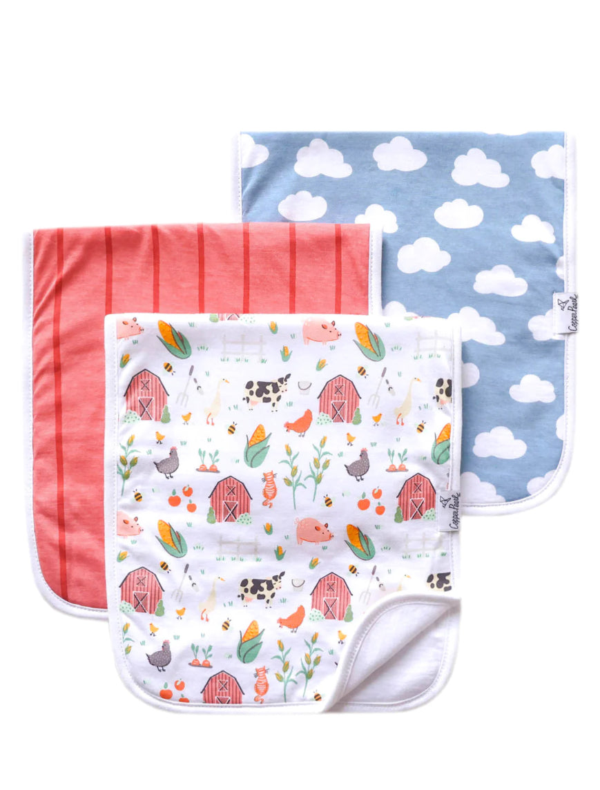 Farmstead Premium Burp Cloths