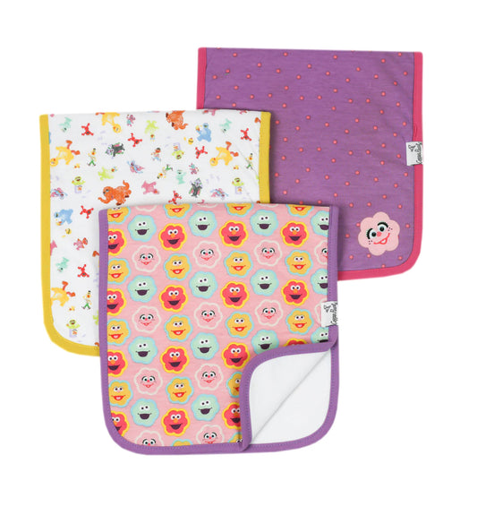 Abby and Pals Premium Burp Cloths