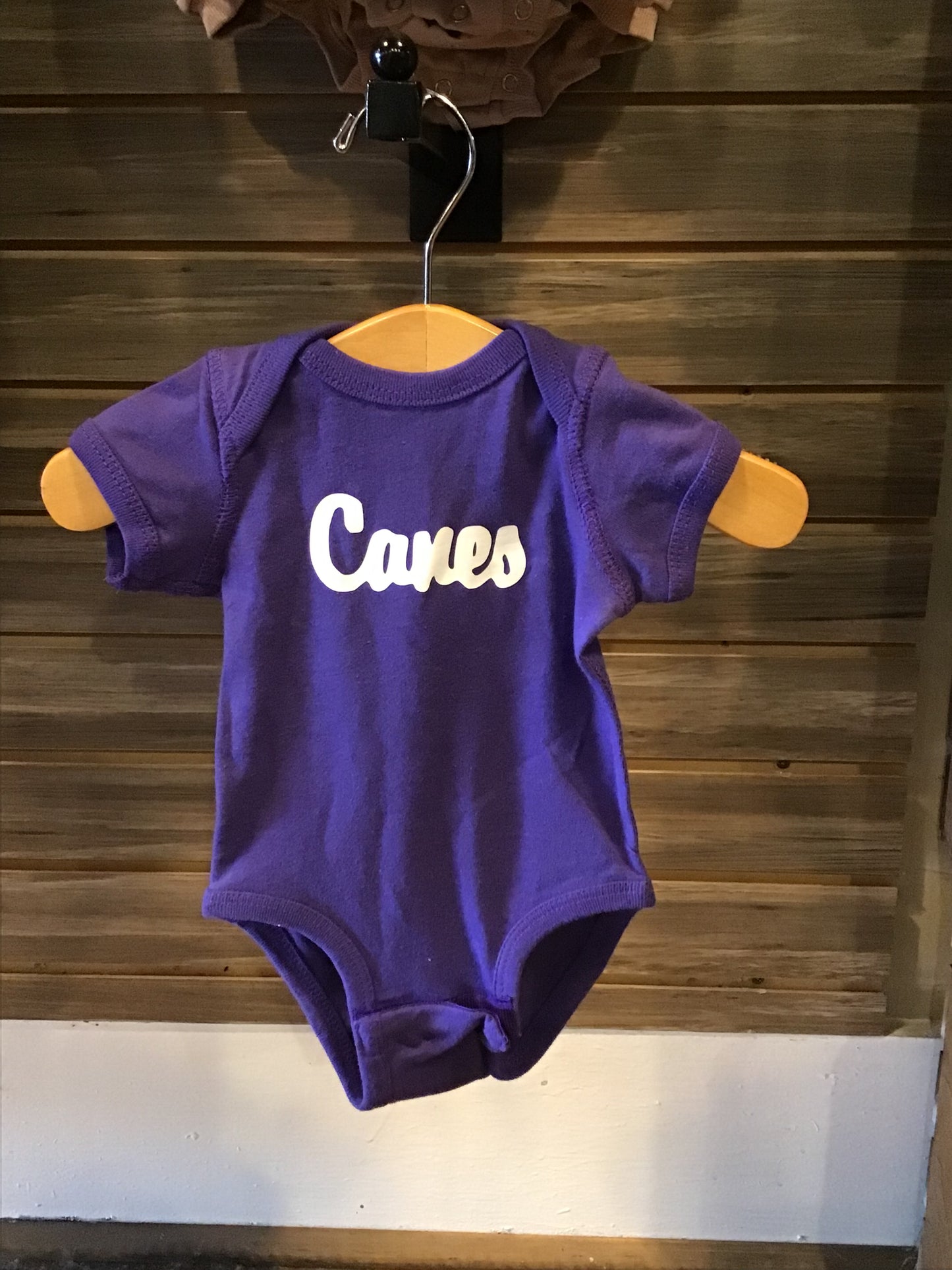 Purple Canes Onesie