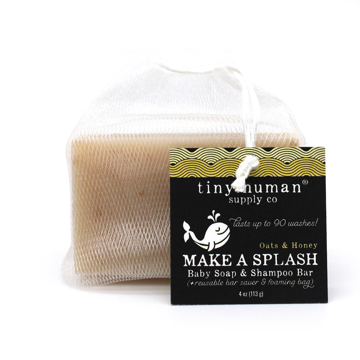 MAKE A SPLASH™ Baby Soap & Shampoo Bar: Fragrance Free