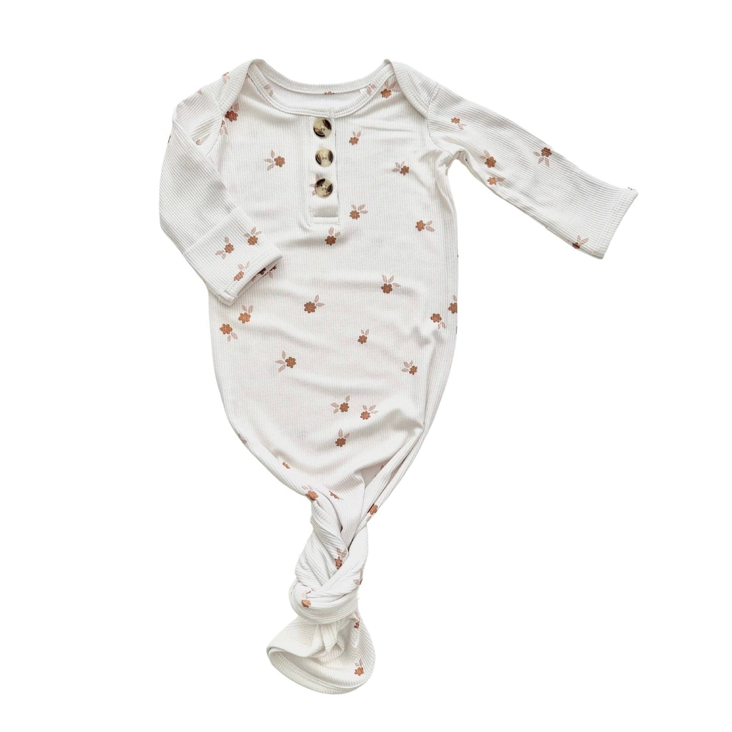 Fleur Knotted Baby Gown