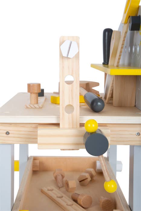 Wooden Toys Compact Workbench "Miniwob" Playset