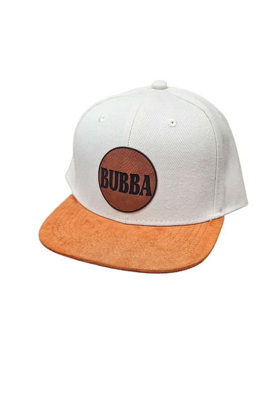 BUBBA snapback: Cream with bright suede(pictured) / Toddler