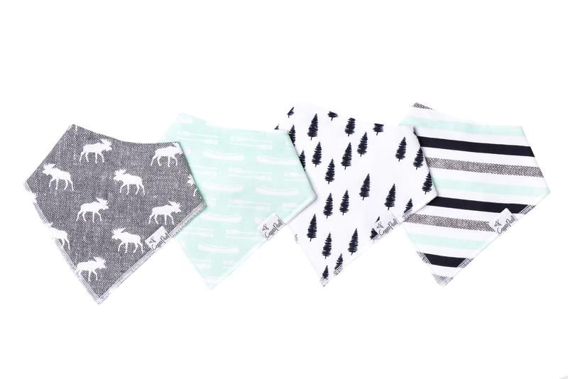 Scout Baby Bandana Bib Set (4-pack)