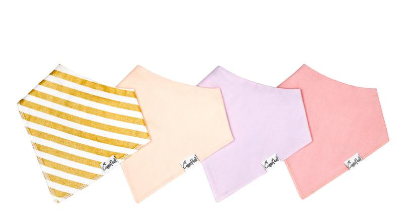 Sweetheart Baby Bandana Bib Set (4-pack)