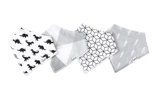 Wild Baby Bandana Bib Set (4-pack)