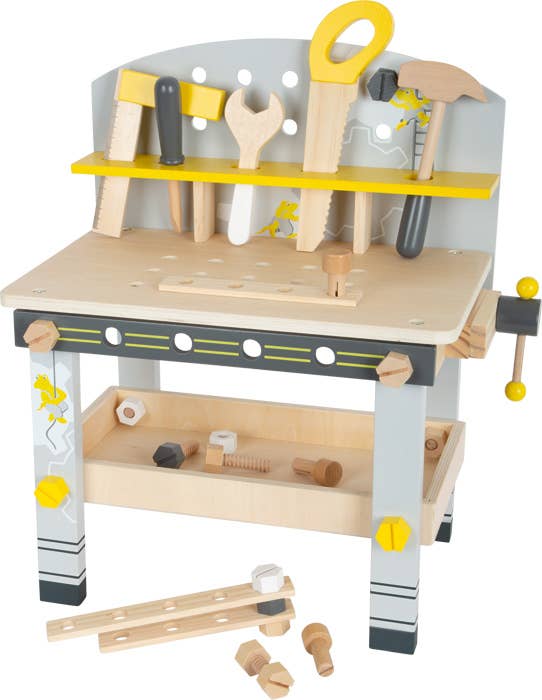 Wooden Toys Compact Workbench "Miniwob" Playset