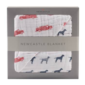 Fire Truck & Dalmation Newcastle Blanket