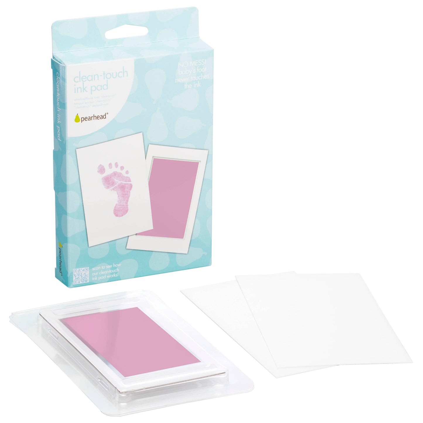 Baby Handprint or Footprint Clean-Touch Ink Pad Kit