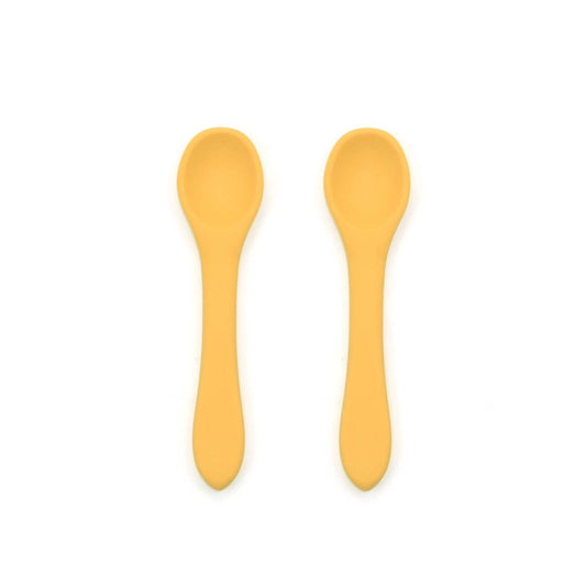 OB - 2pc Silicone Baby Spoons Mango