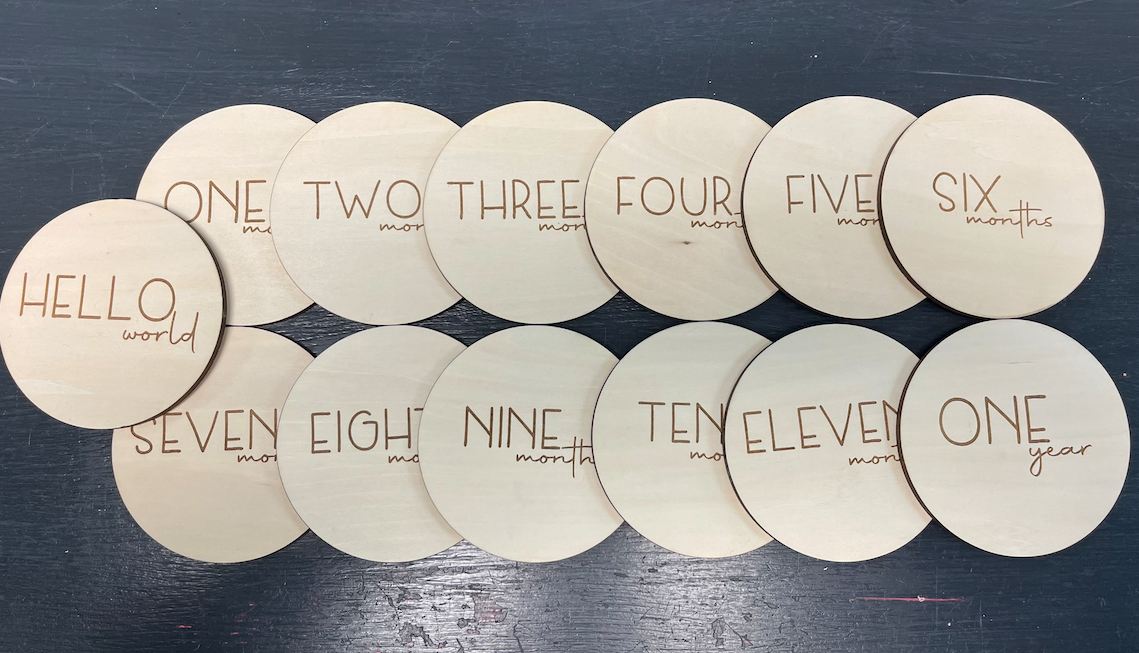 Wooden Milestone Sets