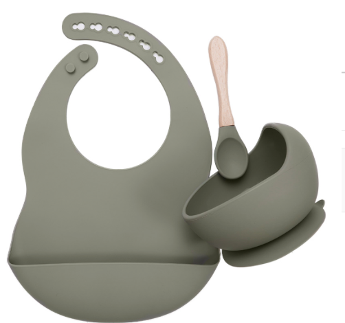 Bib, bowl & spoon set