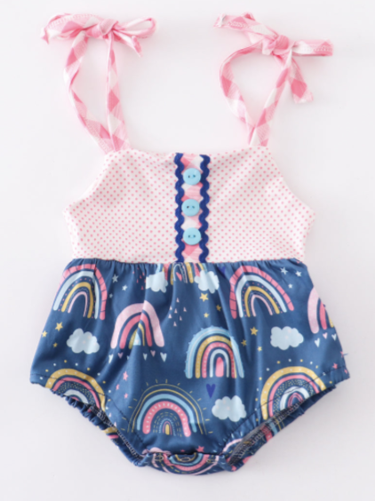 Rainbow Baby Romper