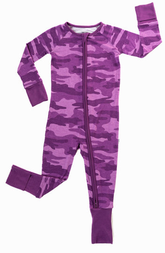 Berry Camo Bamboo Viscose Zippy