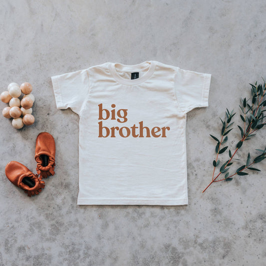 Big Brother Organic Kids Tee • Camel