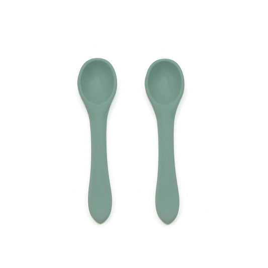 OB - 2pc Silicone Baby Spoons