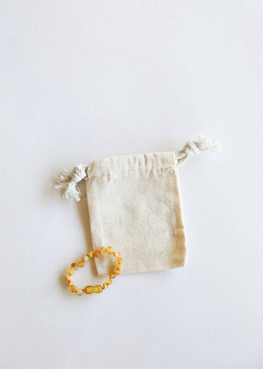 Raw Honey Amber || Anklet or Bracelet