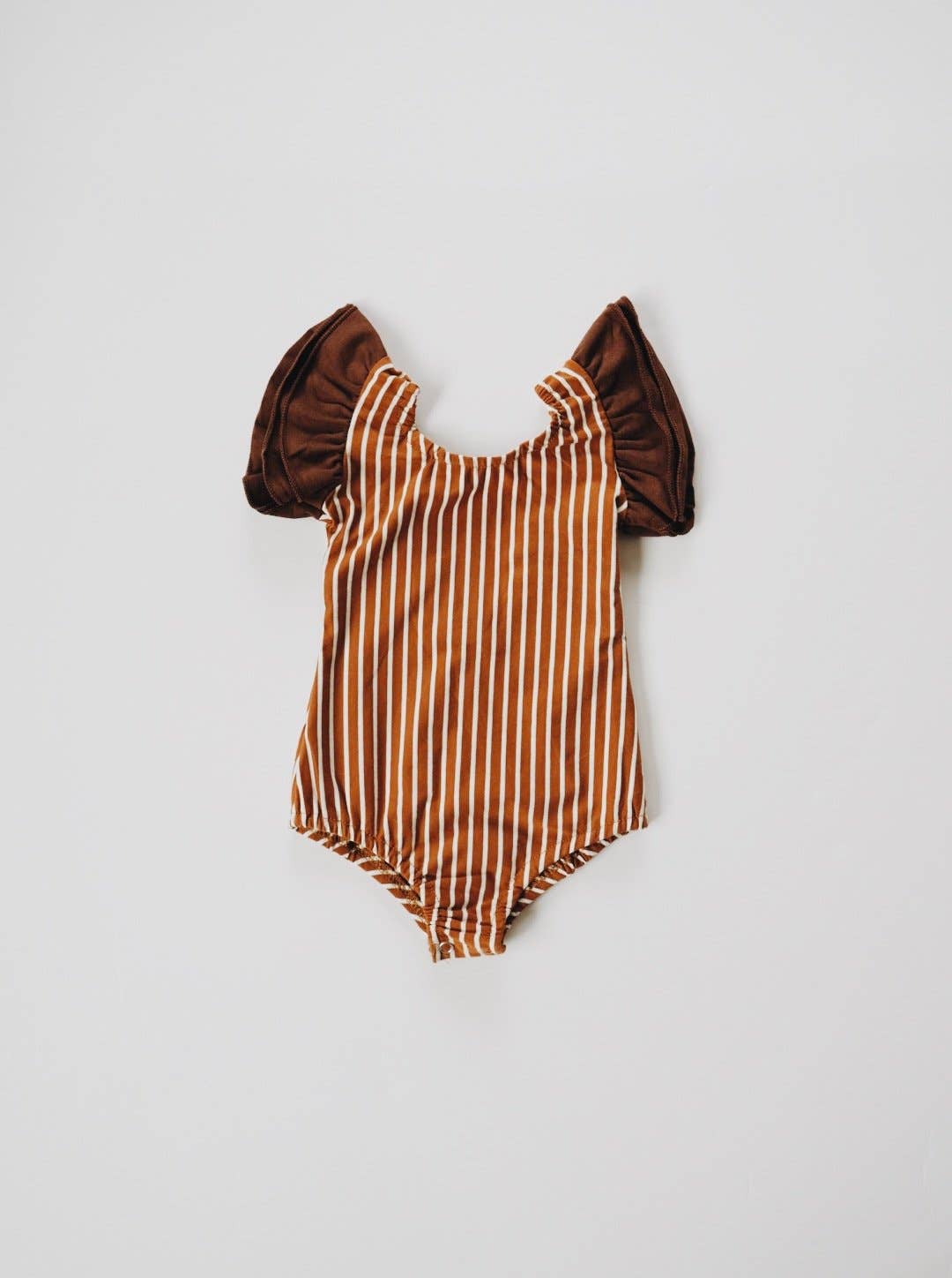 Flutter Sleeve Leo - Chestnut Stripe