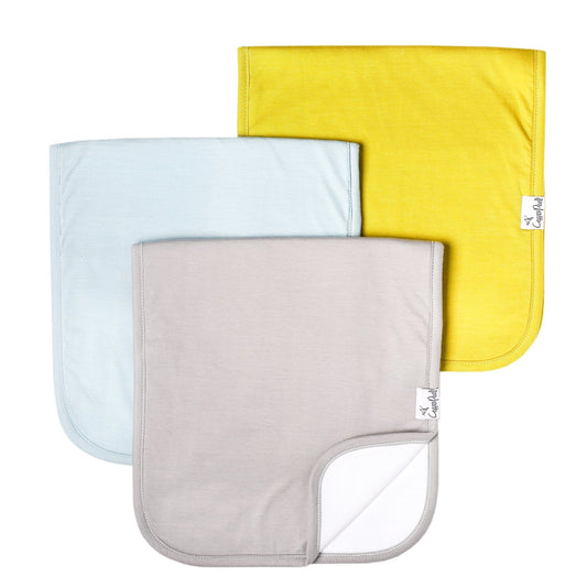 Stone Burp Cloth Set (3-pack)