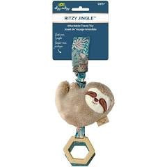 NEW Ritzy Jingle Sloth Attachable Travel Toy