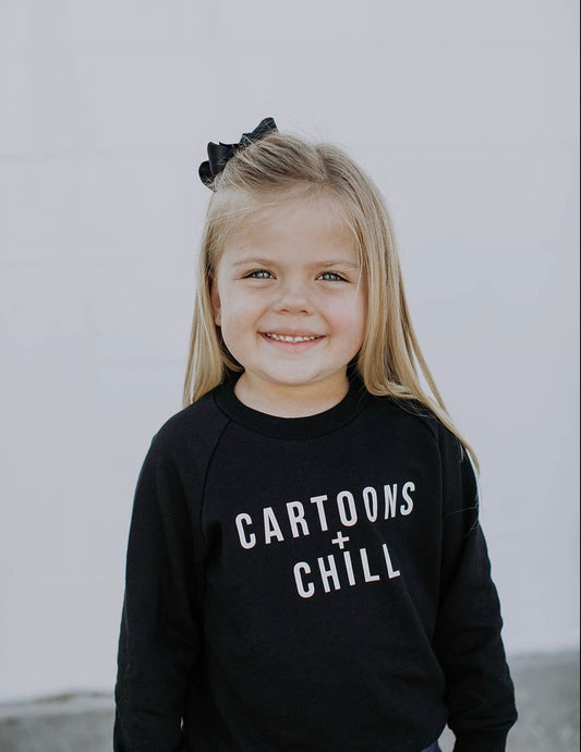 Cartoons + Chill Toddler Tee