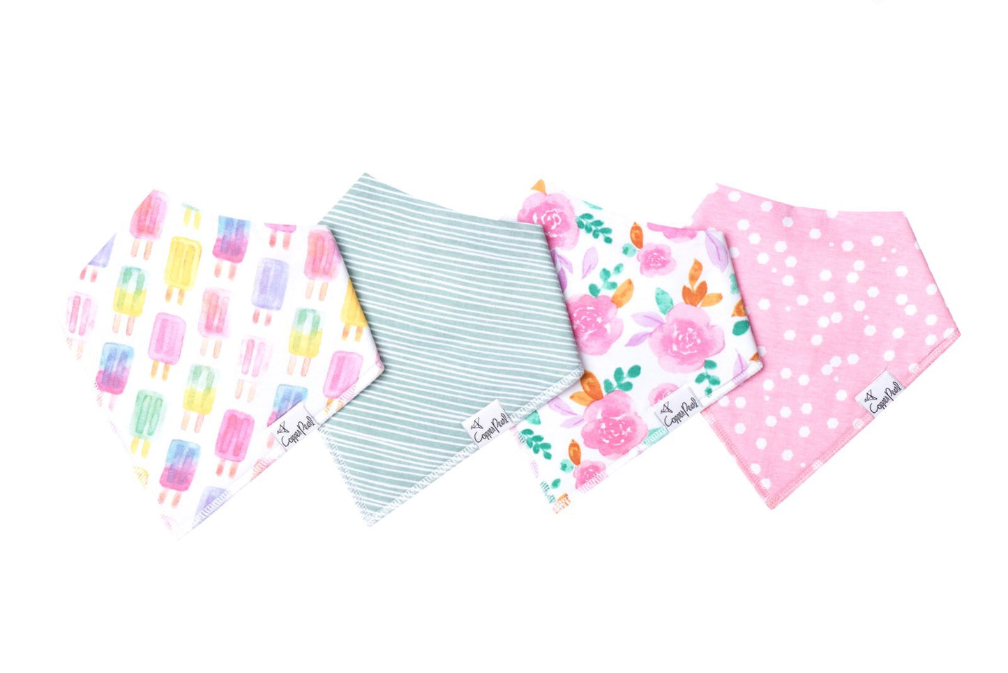 Summer Baby Bandana Bib Set (4-pack)